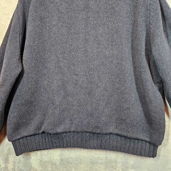 Boston Traders Mens XXL Cable Knit Full Zip Cardigan Faux Sherpa Lining gorpcore - Picture 7 of 12